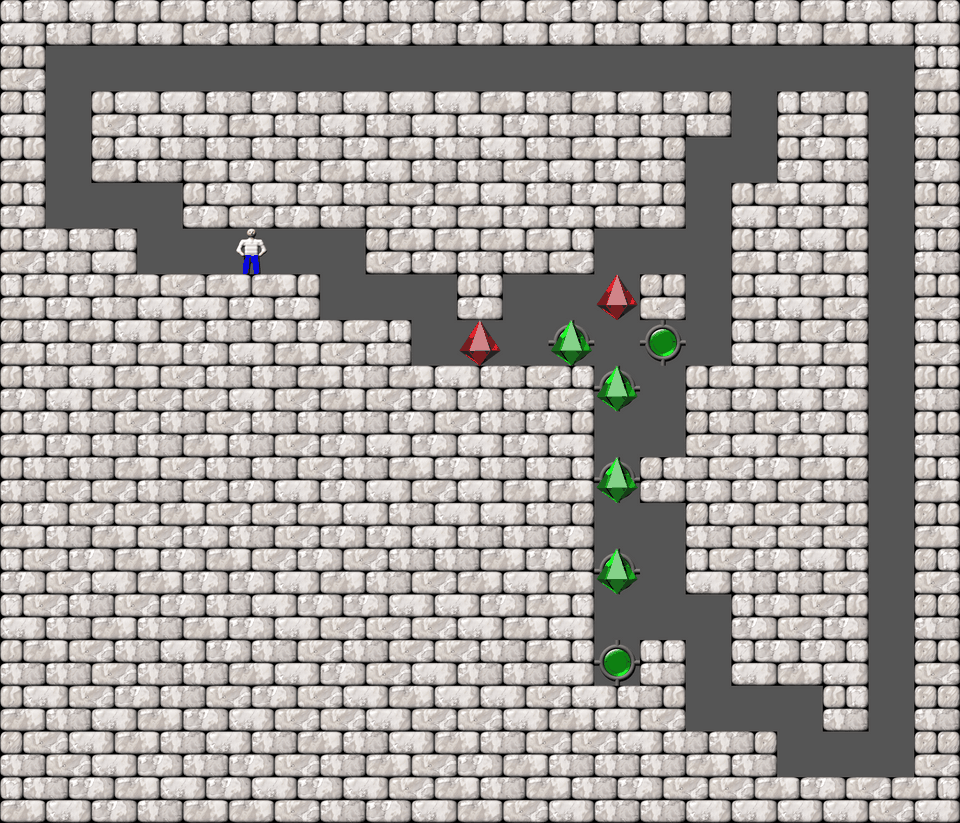 Sokoban Bugs550 collection level 140